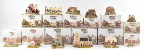 LILLIPUT LANE - COLLECTION OF TWELVE BOXED RESIN COTTAGES