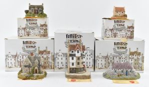 LILLIPUT LANE - COLLECTION OF EIGHT BOXED RESIN COTTAGES