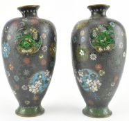TAKAHARA KOMAJIRO (1868-1912) - CLOISONNE VASES 高原驹次郎掐丝珐琅瓶
