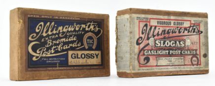 ILLINGWORTH'S POSTCARDS - CIRCA 1920S UNUSED DARKROOM CARDS