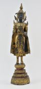 19TH CENTURY THAI SIAM GILT BRONZE BUDDHA RATTANAKOSIN ERA