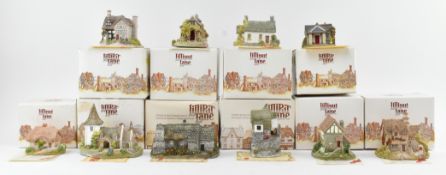 LILLIPUT LANE - COLLECTION OF TEN BOXED RESIN COTTAGES