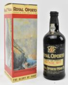 VINTAGE 1977 ROYAL OPORTO PORT IN ORIGINAL CARDBOARD BOX