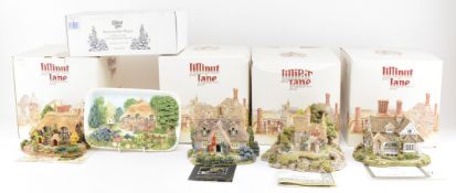 LILLIPUT LANE - COLLECTION OF FIVE BOXED RESIN COTTAGES