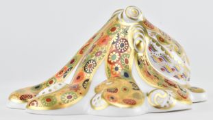 ROYAL CROWN DERBY - OCTOPUS - LIMITED EDITION BONE CHINA FIGURE