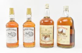 FOUR BOTTLES OF THE FAMOUS GROUSE & SOUTHERN COMFORT