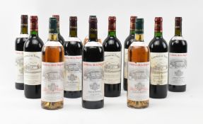COLLECTION OF 12 VINTAGE PROVENCE & BORDEAUX WINE BOTTLES