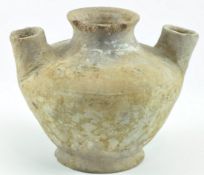 CHINESE/PRE-KHMER ARCHAIC POTTERY WATER POT 中国/东南亚高棉陶水丞