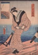 UTAGAWA KUNISADA - HUNDRED BEAUTIES 歌川国贞 －江户名所百人美女