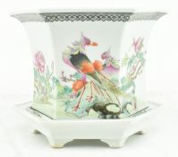 REPULIC PERIOD FAMILLE ROSE JARDINIERE 民国粉彩