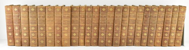 BINDINGS. THE WORKS OF WILLIAM MAKEPEACE THACKERAY IN 24 VOLS