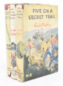 BLYTON, ENID. THREE 1ST EDITION FAMOUS FIVE BOOKS IN DUST WRAPPERS