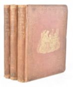 DICKENS, CHARLES. 1854 A CHILD'S HISTORY OF ENGLAND IN 3 VOLS