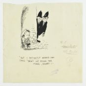 VICKY - ORIGINAL MID CENTURY NEWS CHRONICLE CARTOON