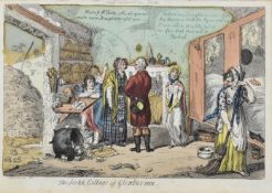 CRUIKSHANK, GEORGE. GETTS CARICATURES NO. 33 ENGRAVING