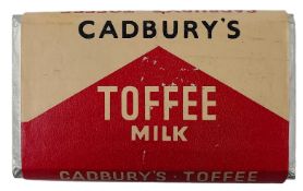 VINTAGE CHOCOLATE DUMMY BAR - MID CENTURY CADBURYS BAR