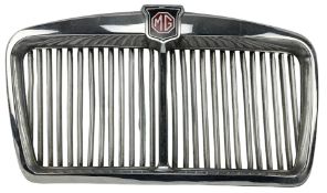 MG CHROMED METAL FRONT CAR GRILL