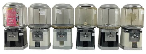 BEAVER - SIX 20P SWEET CANDY MACHINES DISPENSERS