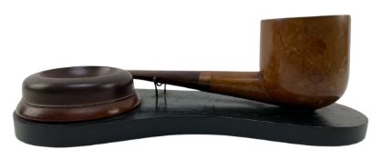 VINTAGE MID CENTURY OVERSIZED PIPE & ASHTRAY SHOP DISPLAY