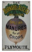 BURNARD & ALGER'S SPEICAL MANURES FOR ALL CROP SIGN