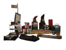 MIXED SELECTION OF 20TH CENTURY GARAGE RELATED ITEMS