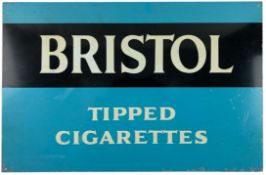 BRISTOL TIPPED CIGARETTES - ADVERTISING TIN SIGN