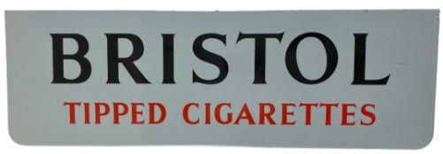 BRISTOL TIPPED CIGARETTES - ENAMEL ADVERTISING SIGN