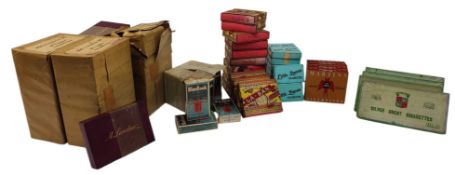 TOBACCIANA - LARGE COLLECTION OF EARLY 20TH CENTURY & LATER CIGARETTES IN ORIG. CARDBOARD BOXES