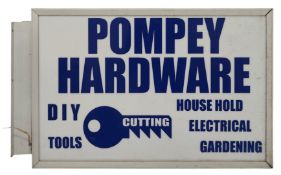 POMPEY HARDWARE - DOUBLE SIDED LIGHT BOX