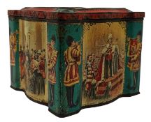 KEENS MUSTARD - EDWARDIAN ADVERTISING MUSTARD TIN WITH CONTENTS