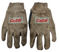CASTROL - PAIR OF ORIGINAL GARAGE GLOVES