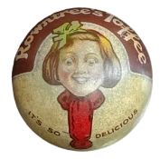ROWNTREE'S - SCARCE EARLY 20TH CENTURY SPHERICAL TOFFEE TIN