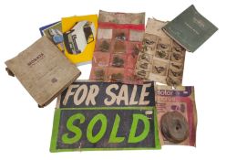 MIXED SELECTION OF VINTAGE MOTORING EPHEMERA