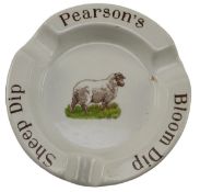 PEARSON'S SHEEP DIP - EARLY 20TH CENTURY ASHTRAY