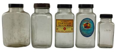 SELECTION OF EARLY TO MID CENTURY SWEET SHOP JARS