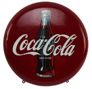COCA-COLA - GERMAN VINTAGE ADVERTISING ENAMEL SIGN
