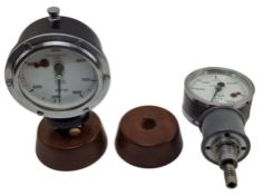 TWO VINTAGE MID CENTURY REVOMETERS