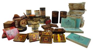TOBACCIANA. COLLECTION OF APPROX. 74 EARLY 20TH CENTURY CIGARETTE TINS WITH CONTENTS