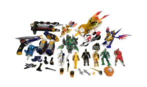POWER RANGERS - COLLECTION OF ASSORTED BANDAI ACTION FIGURES