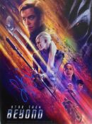 SOPHIA BOUTELLA - STAR TREK BEYOND - SIGNED 16X12
