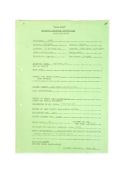 STAR WARS - KENNY BAKER - ORIGINAL PRODUCTION 'CONTRACT PARTICULARS'