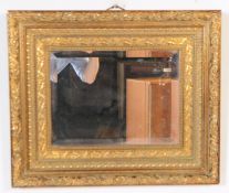 20TH CENTURY GILT WALL MIRROR