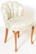 1930S ART DECO BOUDOIR STYLE FAN BACK CHAIR