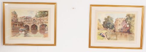TWO ERIC STURGEON SIGNED WATERCOLOUR PRINTS - ALEXANDRE GALLERY