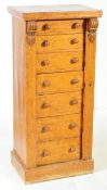 VICTORIAN WALNUT WELLINGTON CHEST OF DRAWERS