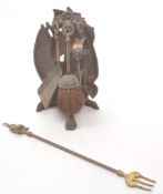 CAST METAL NOVELTY SHIP FIRESIDE COMPANION SET