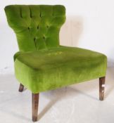 CONTEMPORARY TUFTED ART DECO MANNER ARMCHAIR