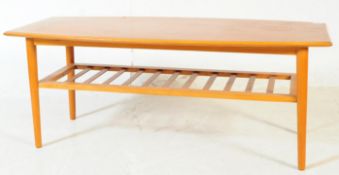 DANISH MODERN DESIGN - MID CENTURY TEAK COFFEE TABLE