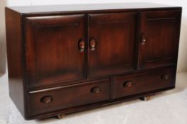 ERCOL - MODEL 468 - MID CENTURY BEECH & ELM SIDEBOARD