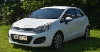 VK63 TJY - 2013 KIA RIO ECODYNAMICS 5 DOOR HATCHBACK